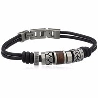 Bracciale Fossil Uomo in Pelle JF84196040 - JF84196040
